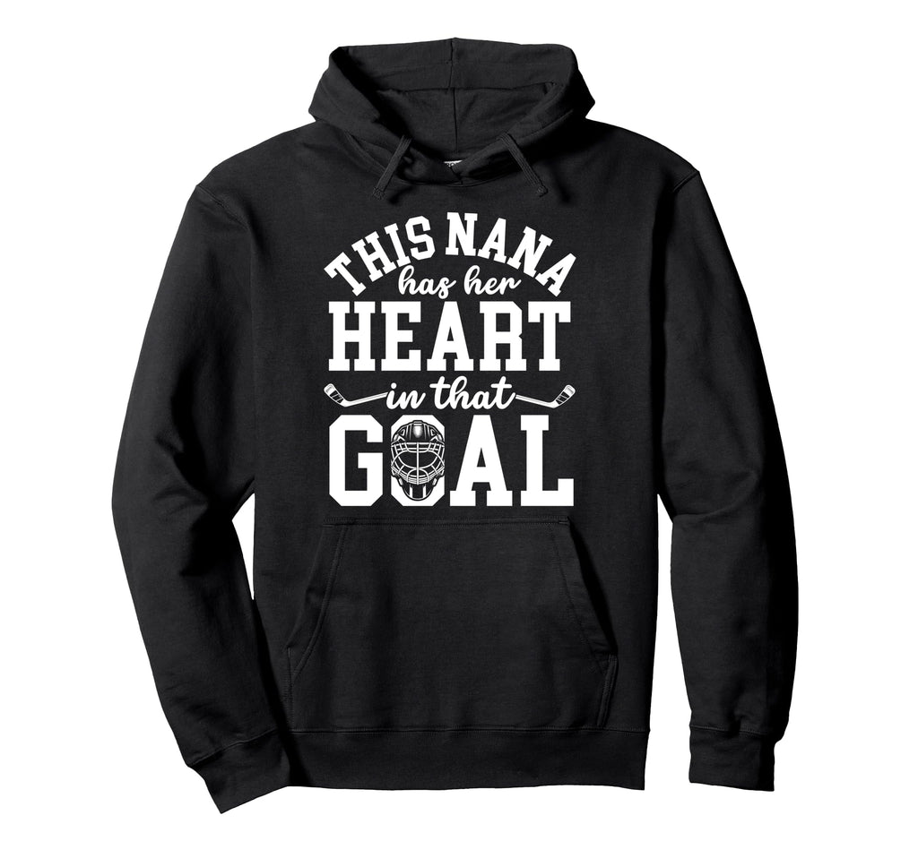 Proud Hockey Goalie Nana Hockey Hoodie - Graphic Print for Adults
