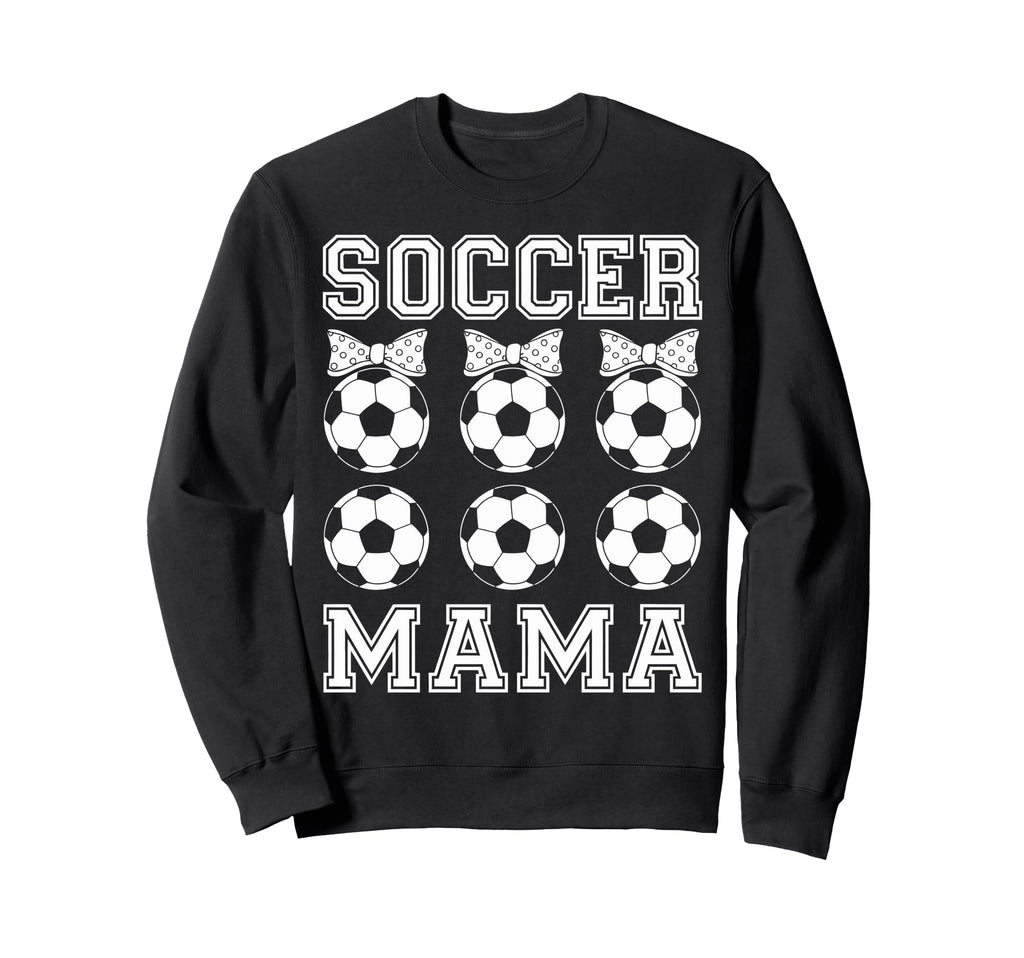 Soccer Mama Coquette Bow Soccer Mom Sweatshirt - Graphic Print Men Women