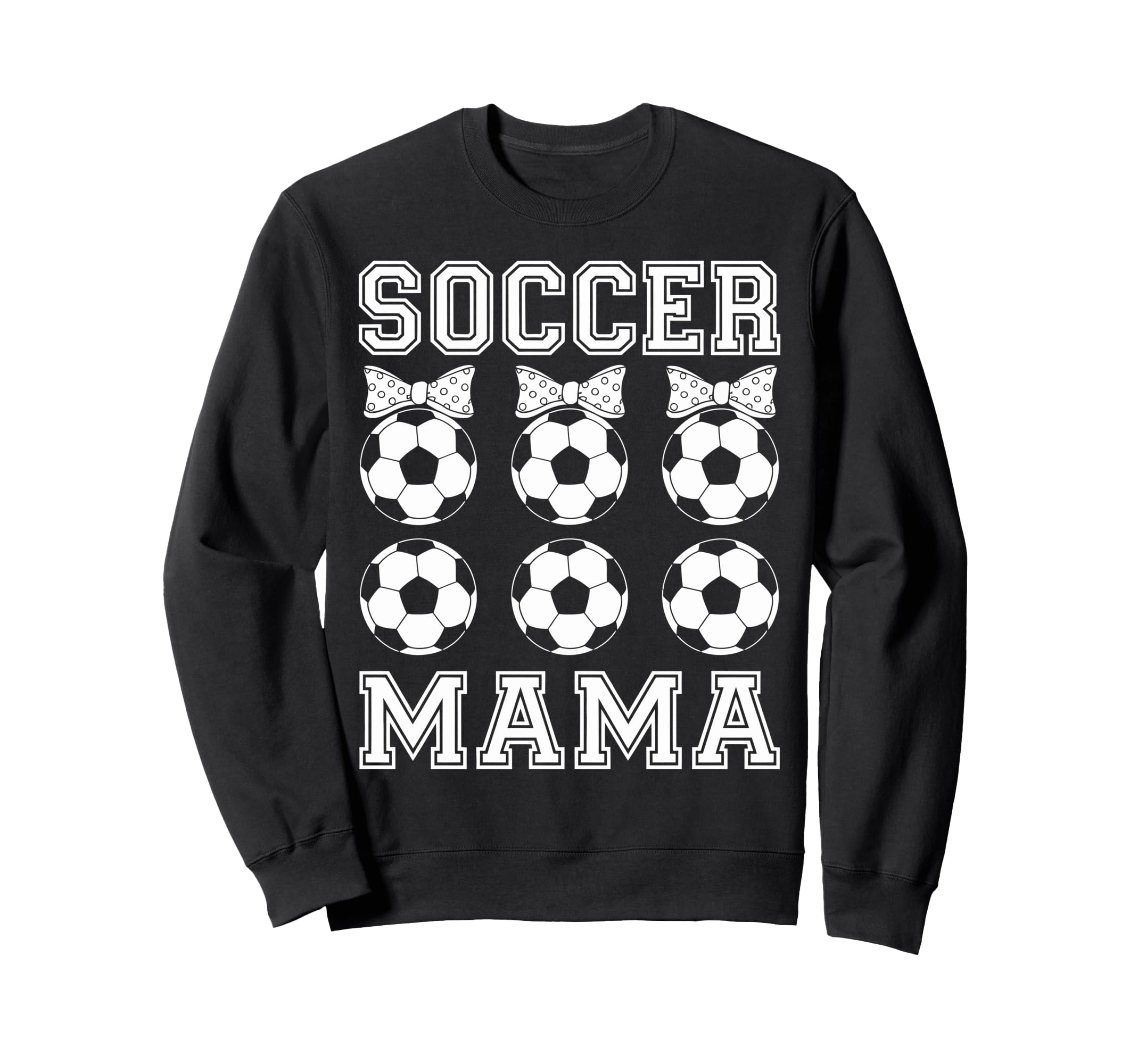 Soccer Mama Coquette Bow Soccer Mom Sweatshirt - Graphic Print Men Women