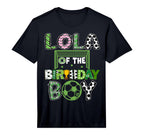 Lola Birthday Soccer Player Birthday T-Shirt - Streetwear Style for Adults