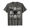 Coquette Bow Soccer Mom Life Game T-Shirt - Aesthetic Graphic Men Women