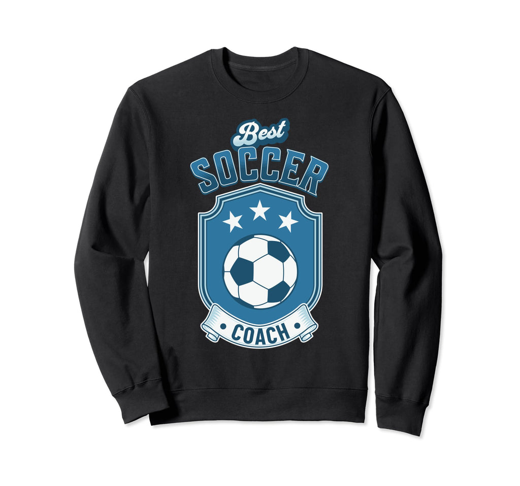 Fun Gift Best Soccer Coach Sweatshirt - Custom Art Print for Adults