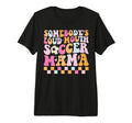 Somebodys Loud Mouth Soccer Mama Tri T-Shirt - Graphic Print Men Women