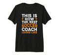 Mens Soccer Coaching Training T-Shirt - Custom Art Print for Adults