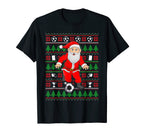 Ugly Santa Playing Soccer T-Shirt - Trendy Graphic Unisex