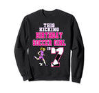 This Birthday Soccer Is 7 Soccer Sweatshirt - Unique Graphic Men Women