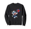Moo United 7 Soccer Cow Athlete Fun Sweatshirt - Novelty Apparel Men Women