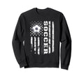 Soccer Usa Us Flag Soccer Coach Sweatshirt - Trendy Graphic for Adults