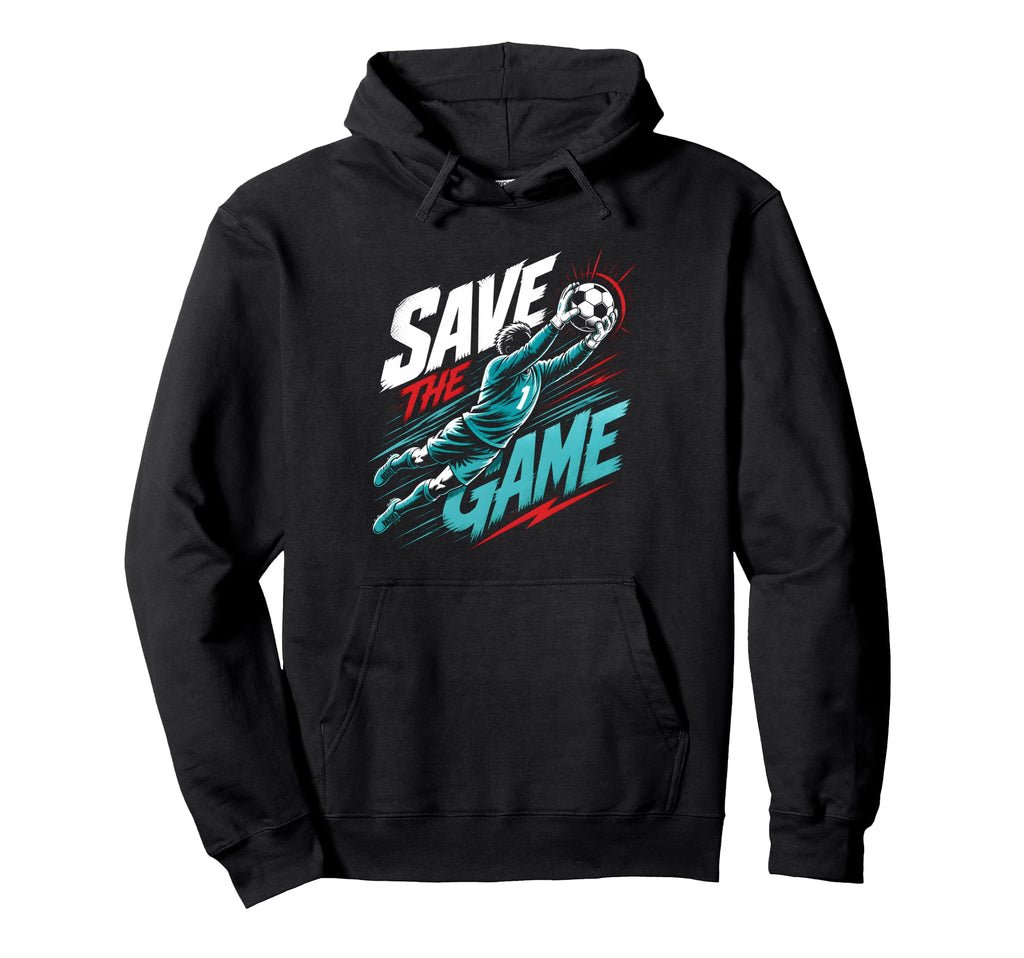 Goalkeeper Diving Save Action Soccer Hoodie - Streetwear Style Men Women