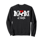 Mom Both Proud Soccer And Dance Mom Sweatshirt - Trendy Graphic for Adults