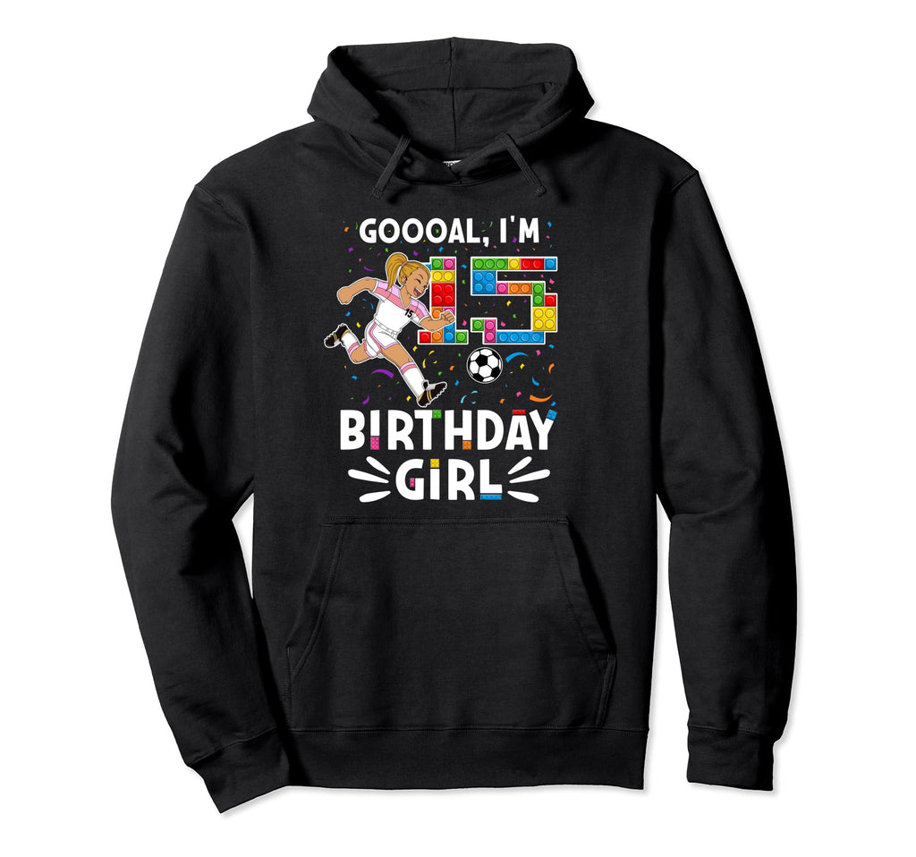 Goooal Im 15 I Building Blocks I 15Th Hoodie - Minimalist Print for Adults