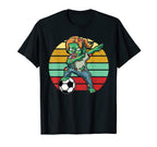 Female Zombie Halloween Soccer Lover T-Shirt - Streetwear Style Men Women