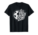 I Yell Because I Care Soccer Dads T-Shirt - Trendy Graphic for Adults