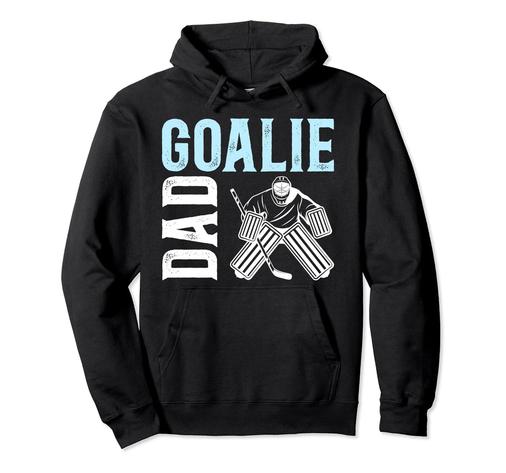 Ice Hockey Goalie Dad Ice Hockey Hoodie - Novelty Apparel for Adults