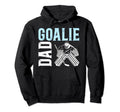 Ice Hockey Goalie Dad Ice Hockey Hoodie - Novelty Apparel for Adults