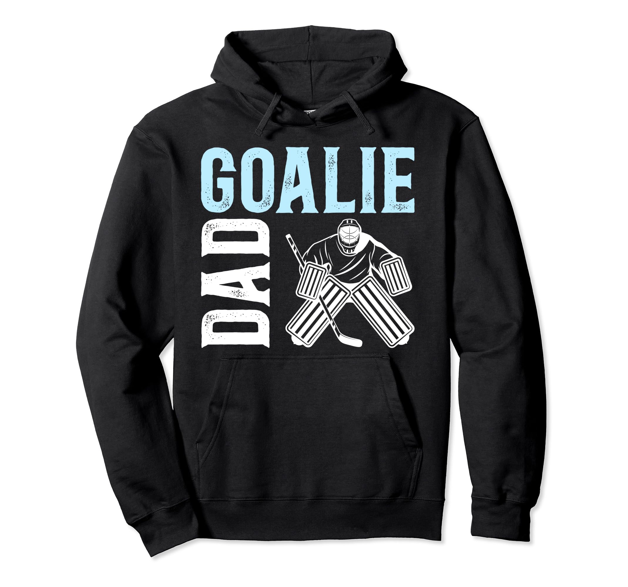 Ice Hockey Goalie Dad Ice Hockey Hoodie - Novelty Apparel for Adults