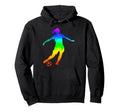 Soccer Player Hoodie - Graphic Print for Adults