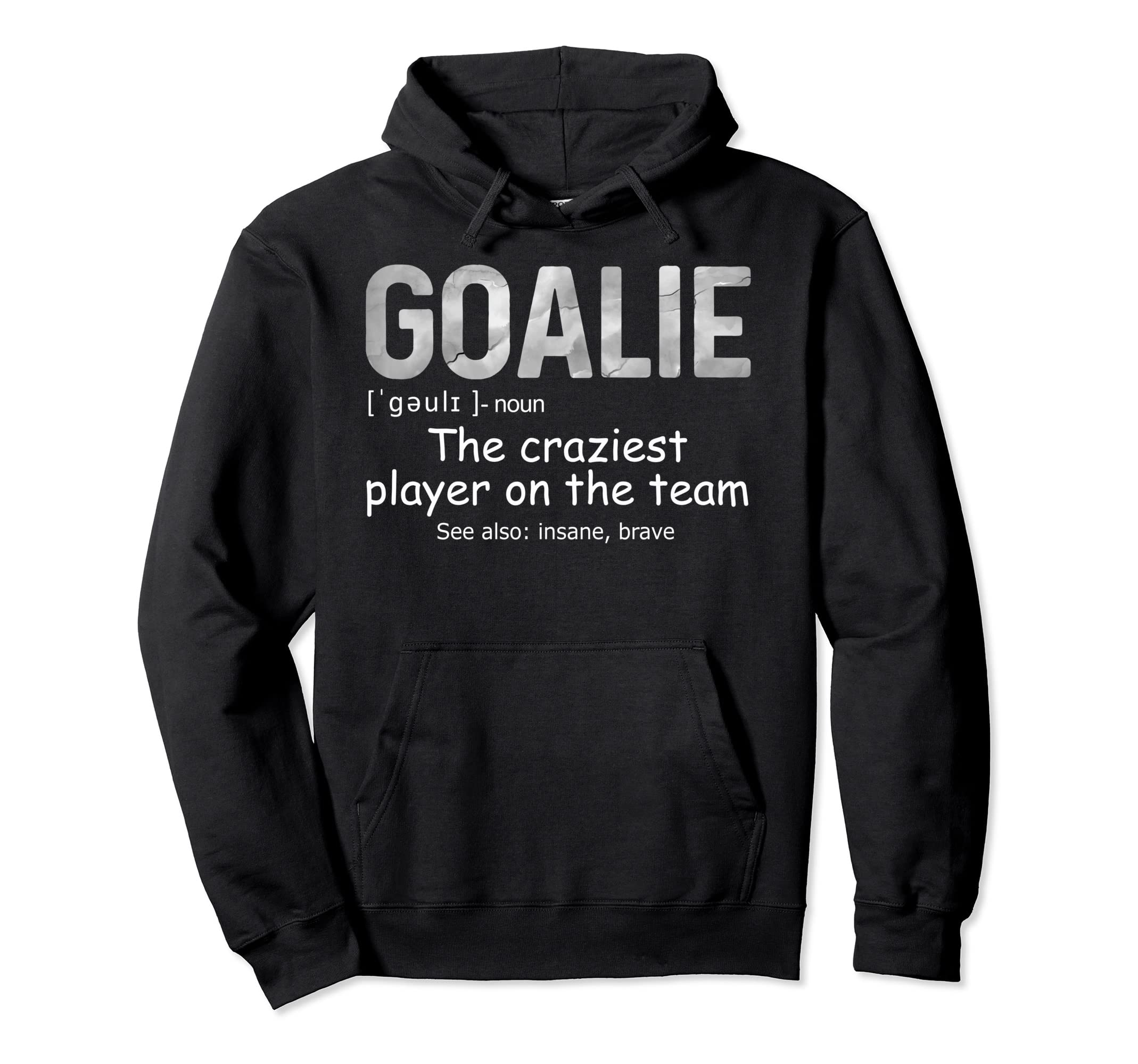 Fun Goalie Gear Goalkeeper Definition Hoodie - Aesthetic Graphic Men Women