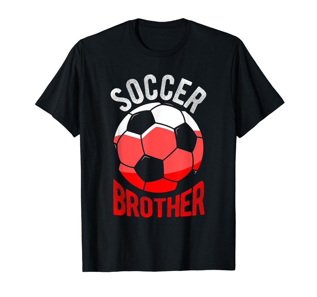 Soccer Brother Soccer Football T-Shirt - Casual Everyday Wear for Adults