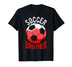 Soccer Brother Soccer Football T-Shirt - Casual Everyday Wear for Adults
