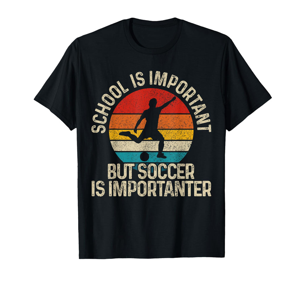 Football School Is Important But T-Shirt - Custom Art Print for Adults