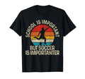 Football School Is Important But T-Shirt - Custom Art Print for Adults