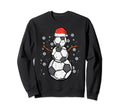 Soccer Snowman Sports Sweatshirt - Novelty Apparel for Adults