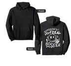 Somebodys Feral Soccer Mom Mothers Day Hoodie - Trendy Graphic Men Women