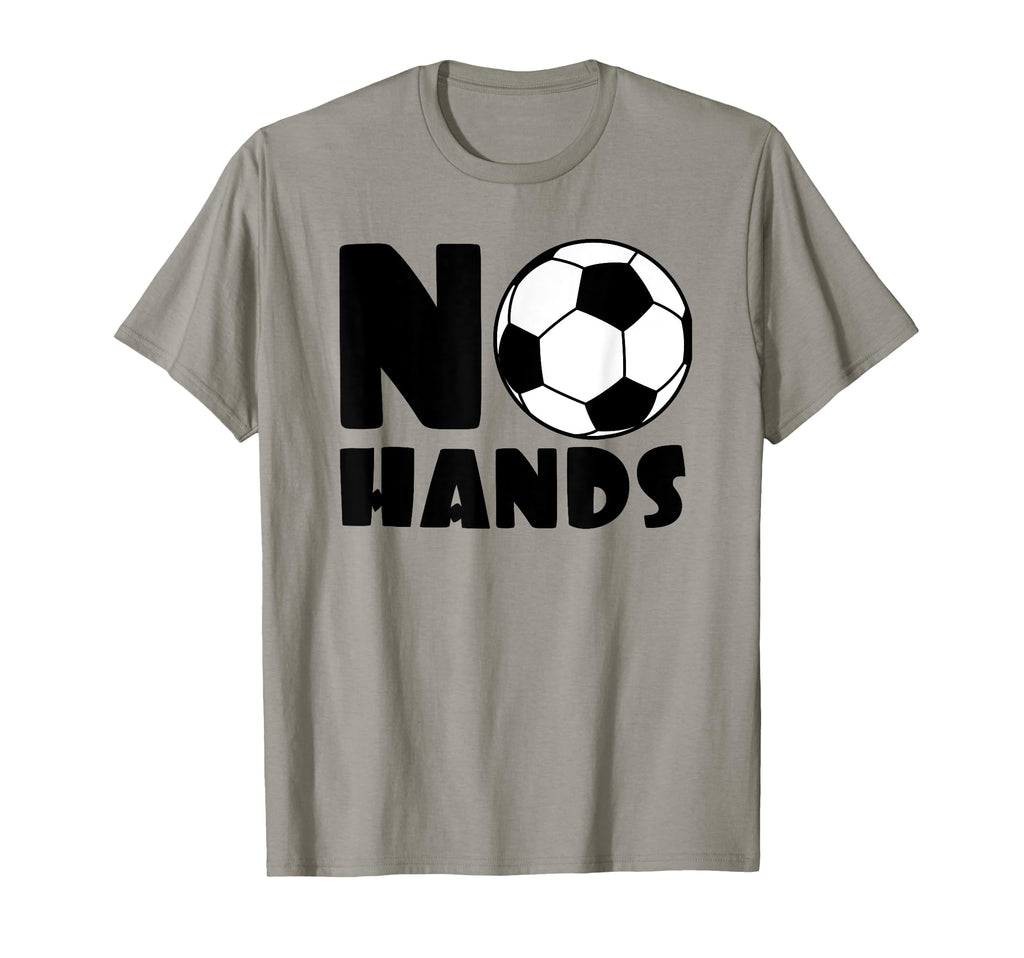 No Hands Soccer Player Soccer Goalie T-Shirt - Unique Graphic Men Women