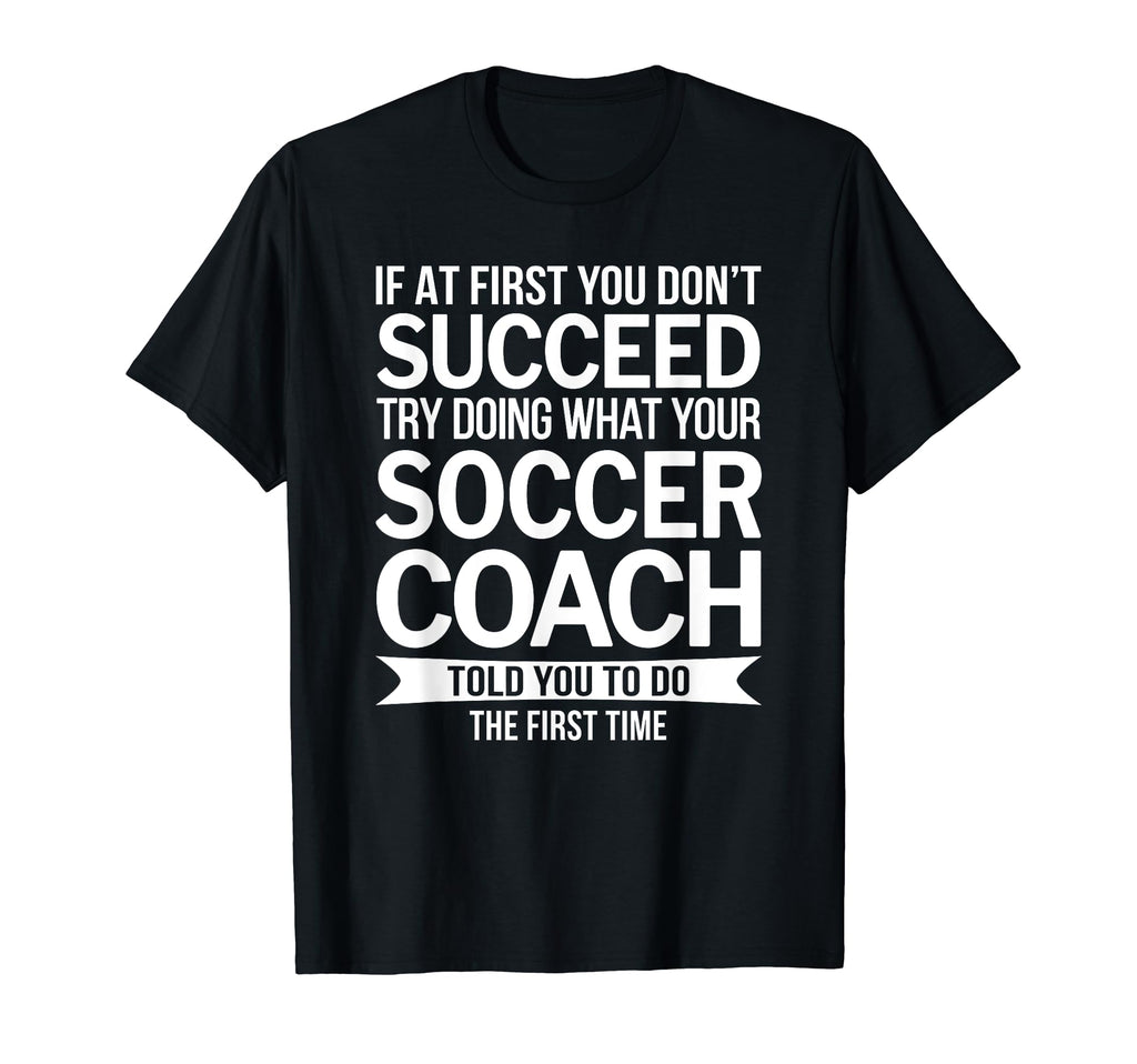 Soccer Coach Thank You Gifts T-Shirt - Novelty Apparel Men Women