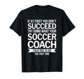 Soccer Coach Thank You Gifts T-Shirt - Novelty Apparel Men Women