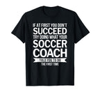 Soccer Coach Thank You Gifts T-Shirt - Novelty Apparel Men Women