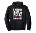 I Know I Play Like Try To Keep Up Hoodie - Aesthetic Graphic for Adults