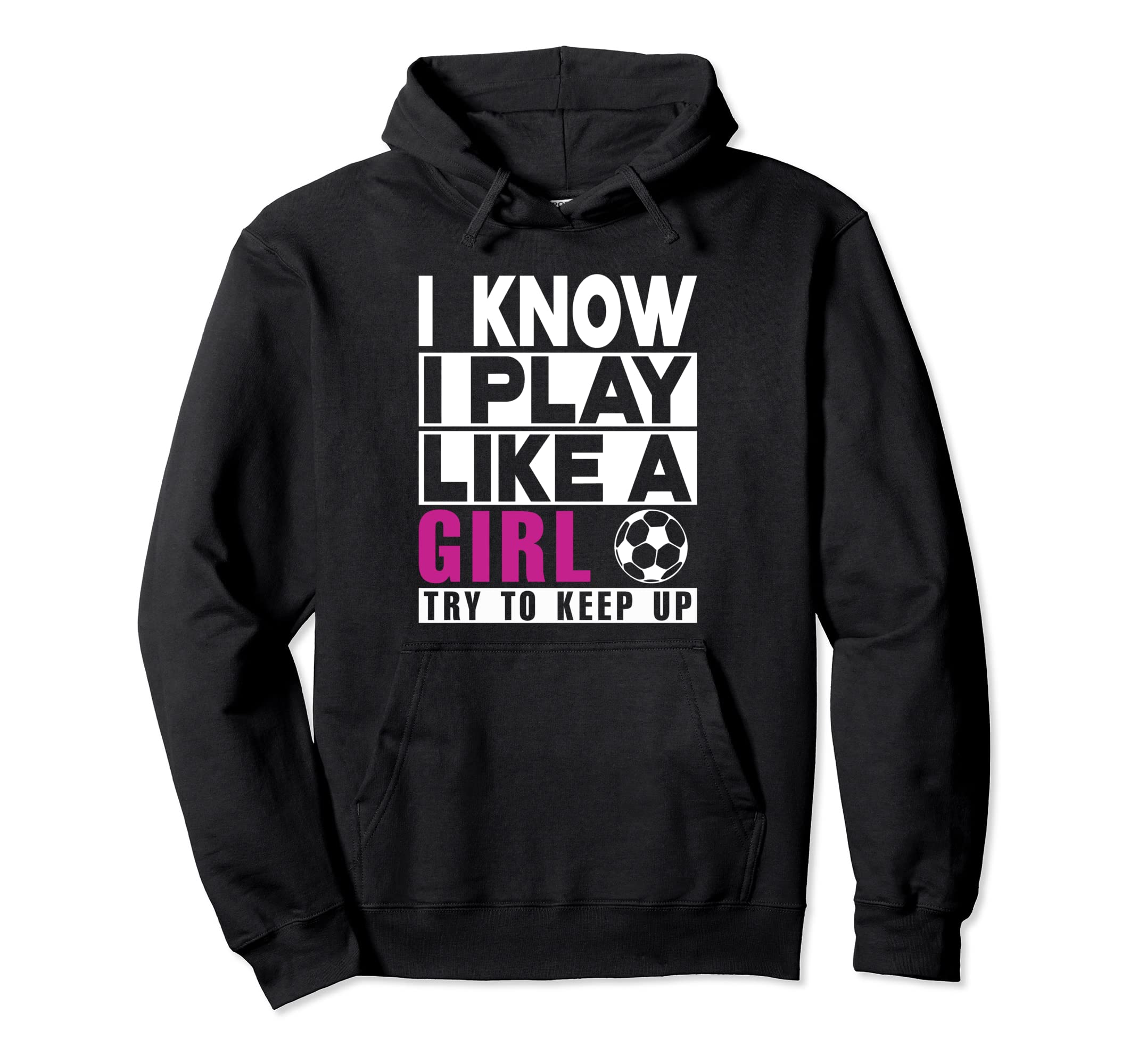 I Know I Play Like Try To Keep Up Hoodie - Aesthetic Graphic for Adults
