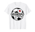 Soccer Granddad Soccer Player Family T-Shirt - Custom Art Print Unisex