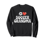Proud Soccer Grandma Family Sport Sweatshirt - Novelty Apparel Unisex