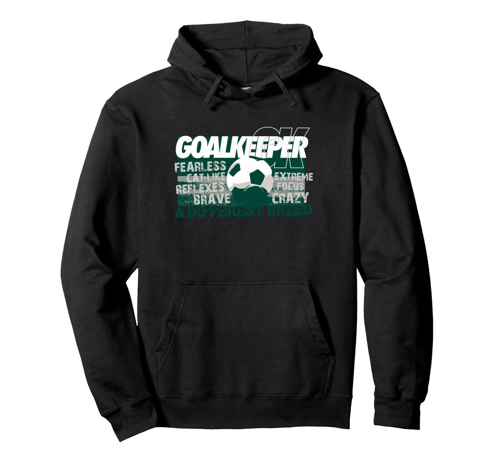 Soccer Goalkeeper Different Breed Hoodie - Minimalist Print for Adults