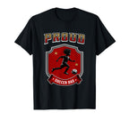 Proud Dad Soccer Player Soccer Dad T-Shirt - Unique Graphic Men Women