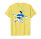 Nicaragua Soccer Nicaraguan National T-Shirt - Minimalist Print for Adults