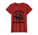 Sunscreen Application Expert Soccer Mom T-Shirt - Fun Novelty Design Unisex