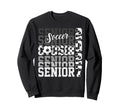 Senior 2027 Soccer Cousin Sweatshirt - Casual Everyday Wear for Adults