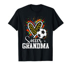 My Favorite Soccer Ball Grandma Leopard Hoodie - Unique Graphic Unisex