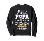 Proud Papa Soccer Senior 2026 Sweatshirt - Casual Everyday Wear for Adults