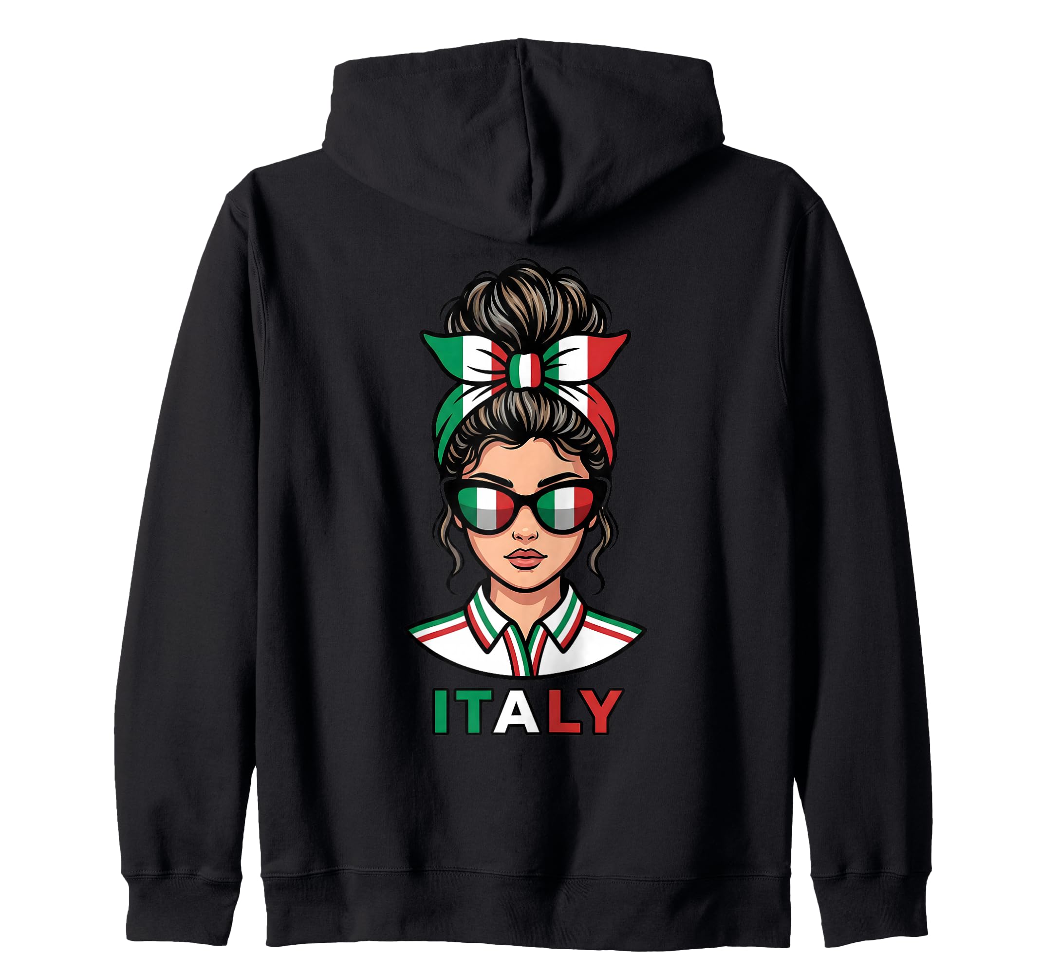 Italia Italy Italian Flag Travel Sweatshirt - Minimalist Print Unisex