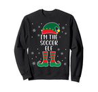 Im Soccer Elf Family Matching Soccer Sweatshirt - Trendy Graphic for Adults