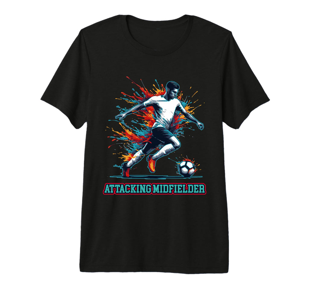 Soccer Attacking Midfielder Fullback T-Shirt - Minimalist Print Unisex