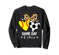 Game Day Vibes Funny Soccer Sweatshirt - Unique Graphic for Adults