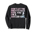 Funny Soccer Art Soccer Lover Sweatshirt - Aesthetic Graphic Men Women