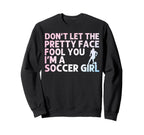 Funny Soccer Art Soccer Lover Sweatshirt - Aesthetic Graphic Men Women