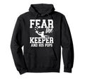 Fear Soccer Keeper Pops Soccer Hoodie - Casual Everyday Wear Men Women